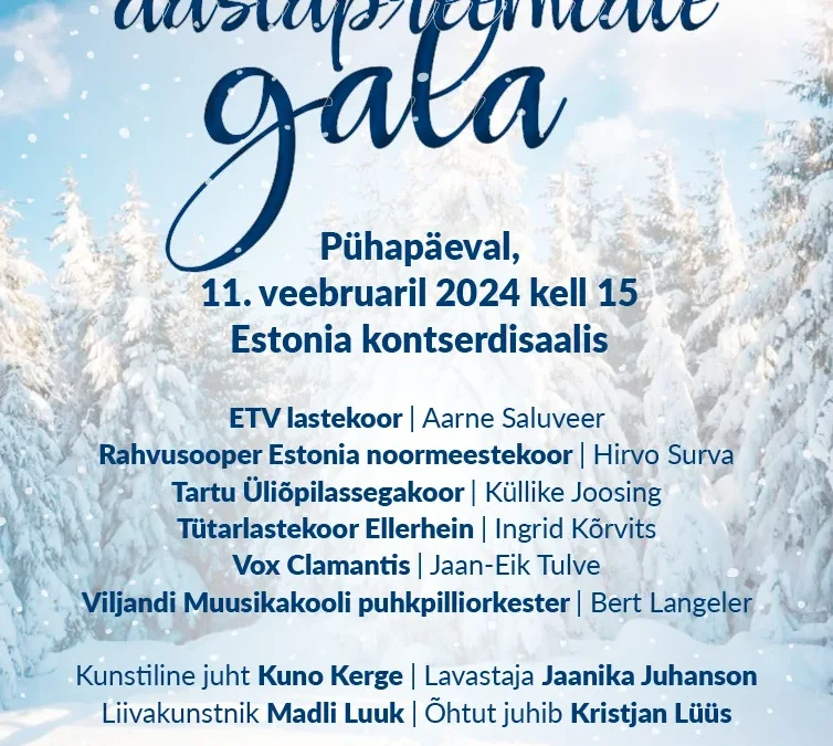 Estonian Choral Association Annual Gala Concert