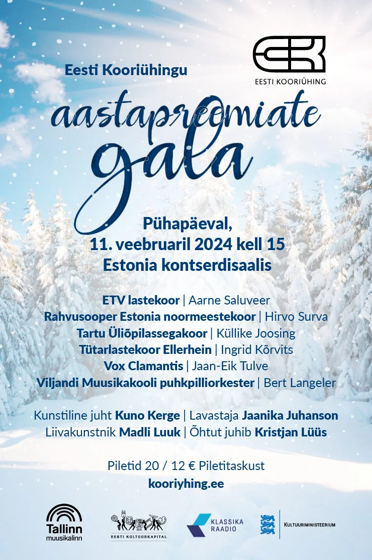Eesti kooriühingu aastapreemiate gala